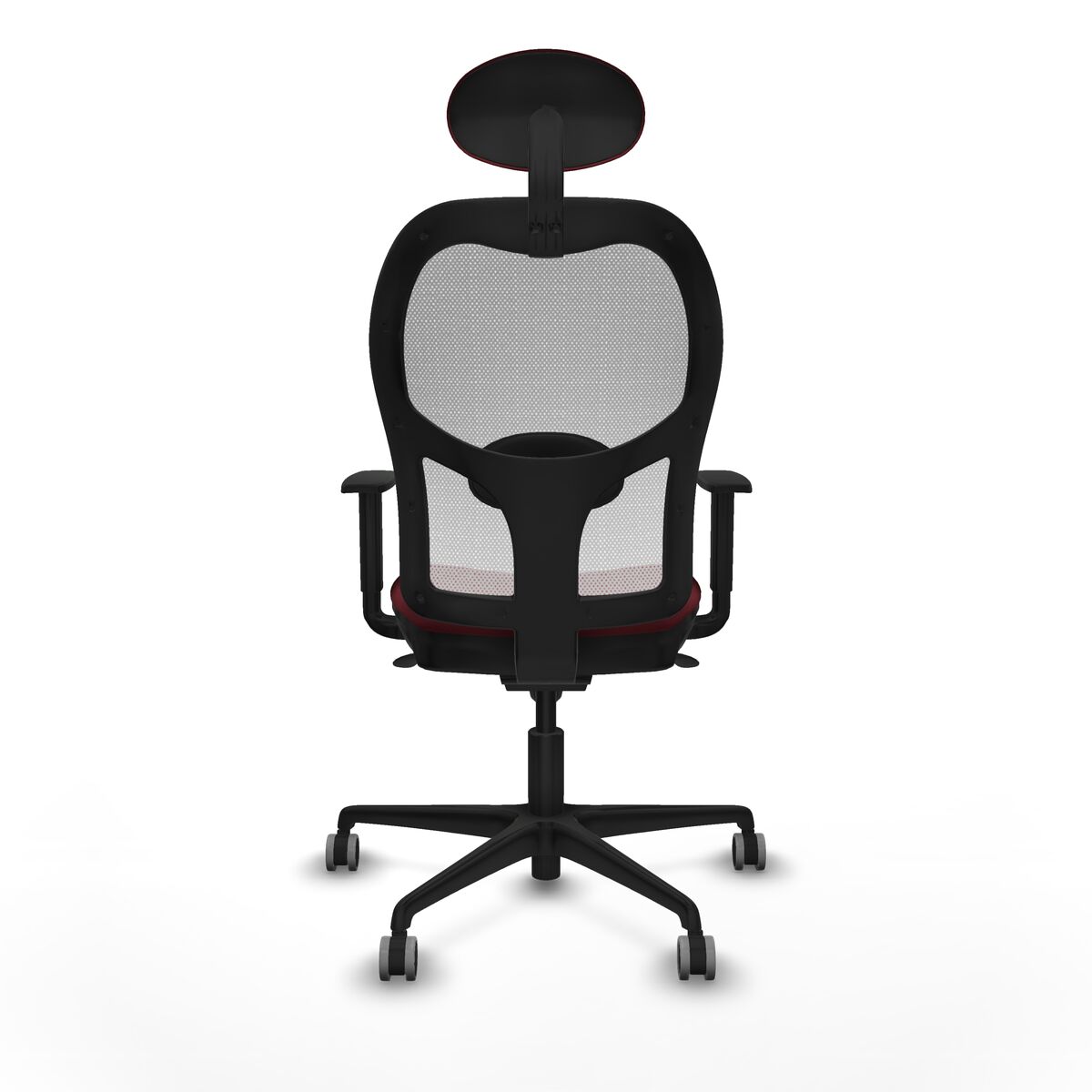 Silla de Oficina Piqueras y Crespo 1D036G1 Granate