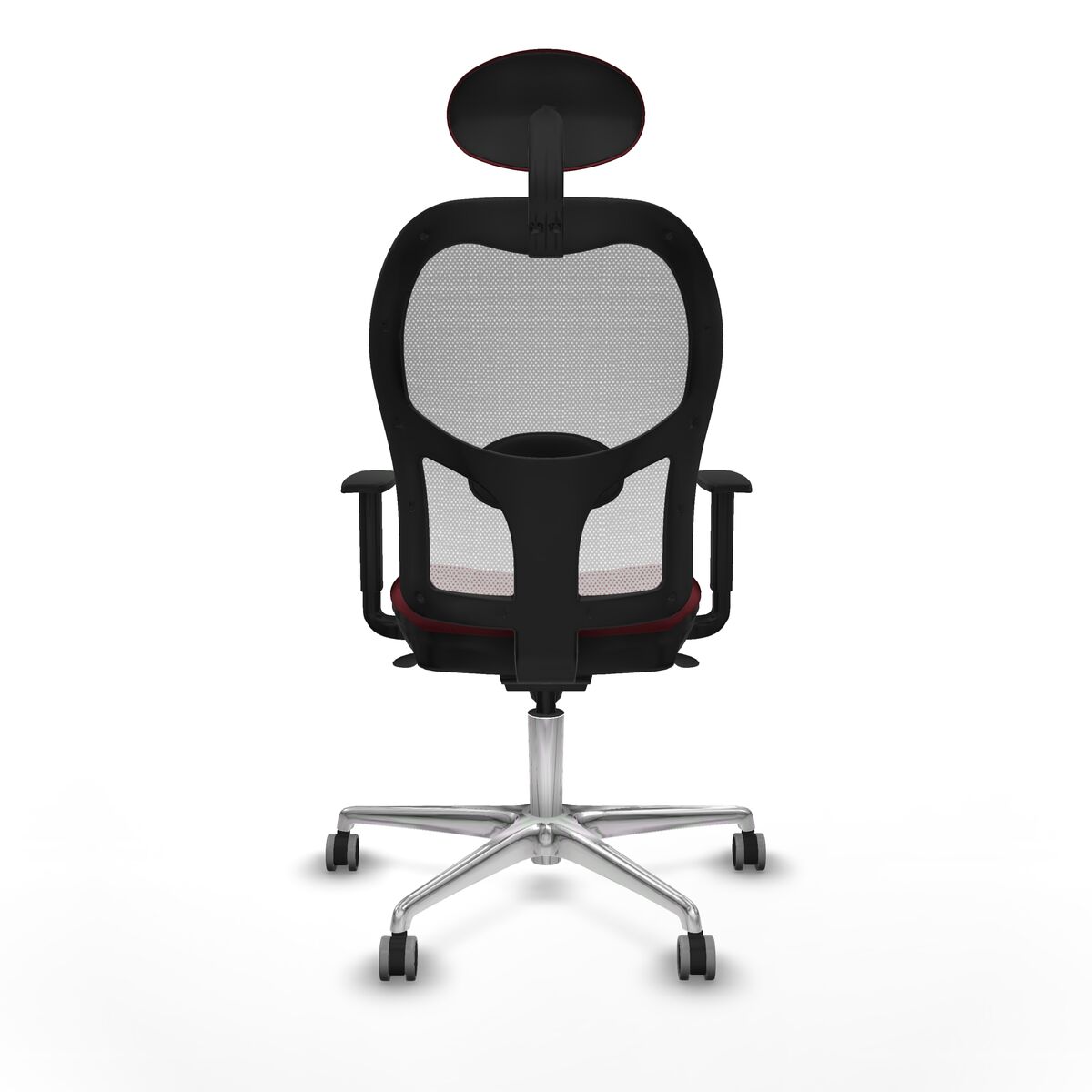 Silla de Oficina Piqueras y Crespo 1D086G1 Granate