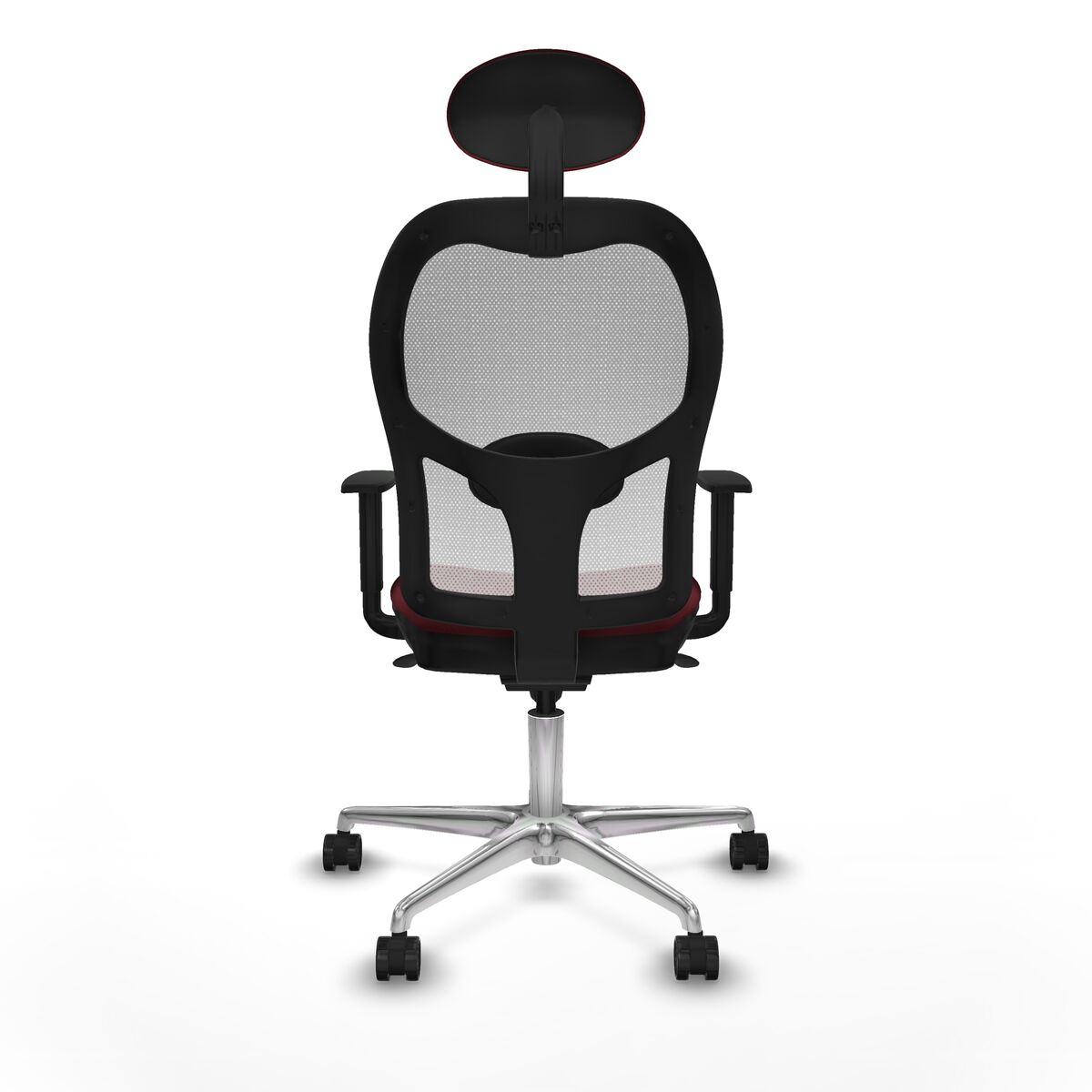 Silla de Oficina Piqueras y Crespo 1D086N1 Granate