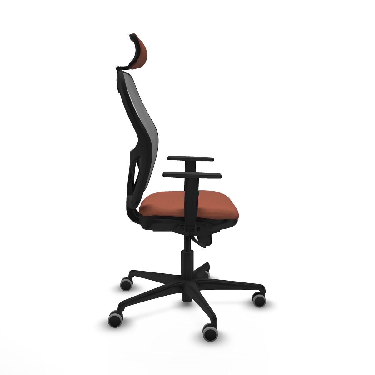 Silla de Oficina Piqueras y Crespo 1D036G2 Marrón Gris