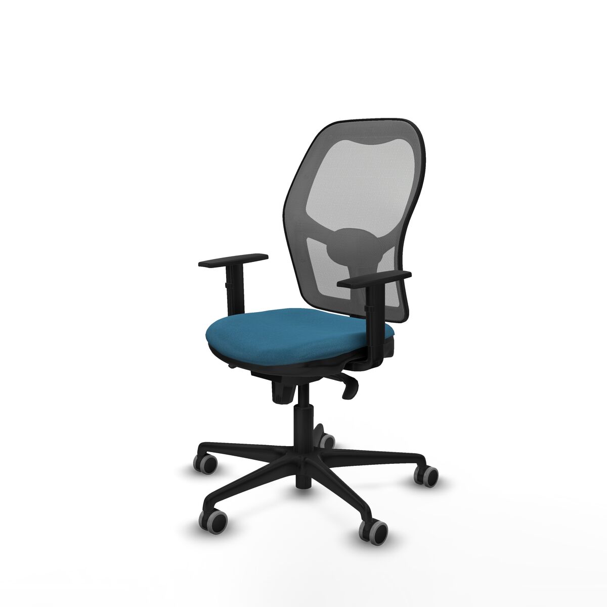 Silla de Oficina Piqueras y Crespo 1D036G0 Gris Verde petróleo