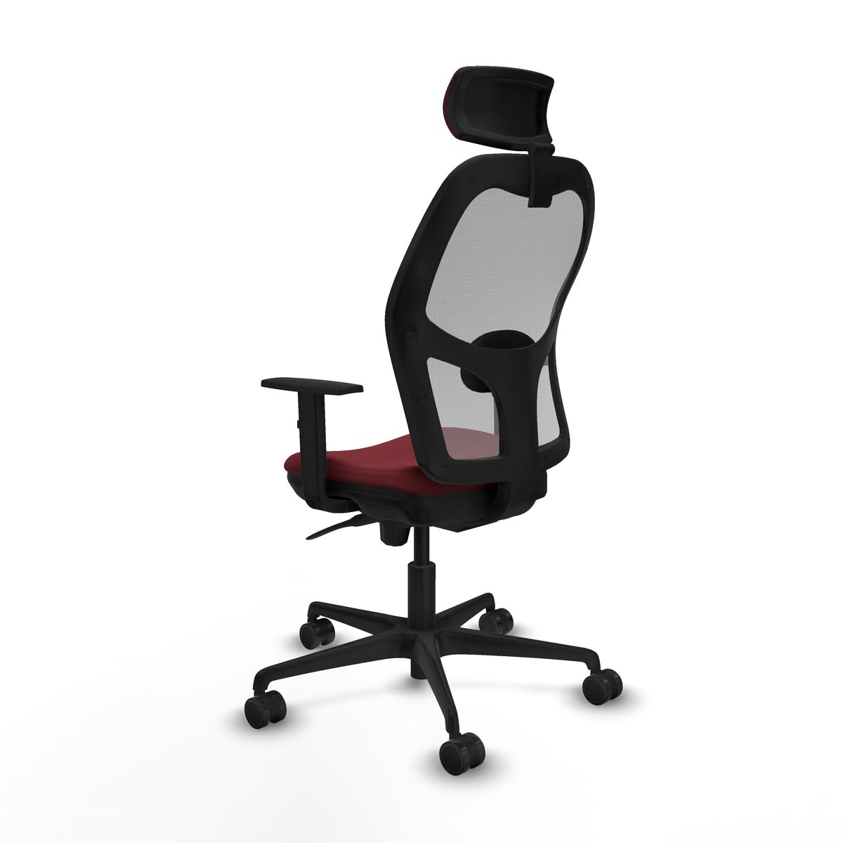 Silla de Oficina Piqueras y Crespo 1D036N2 Granate