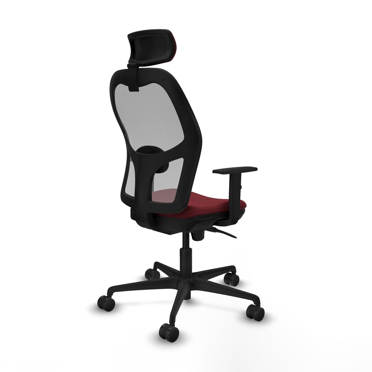 Silla de Oficina Piqueras y Crespo 1D036N2 Granate