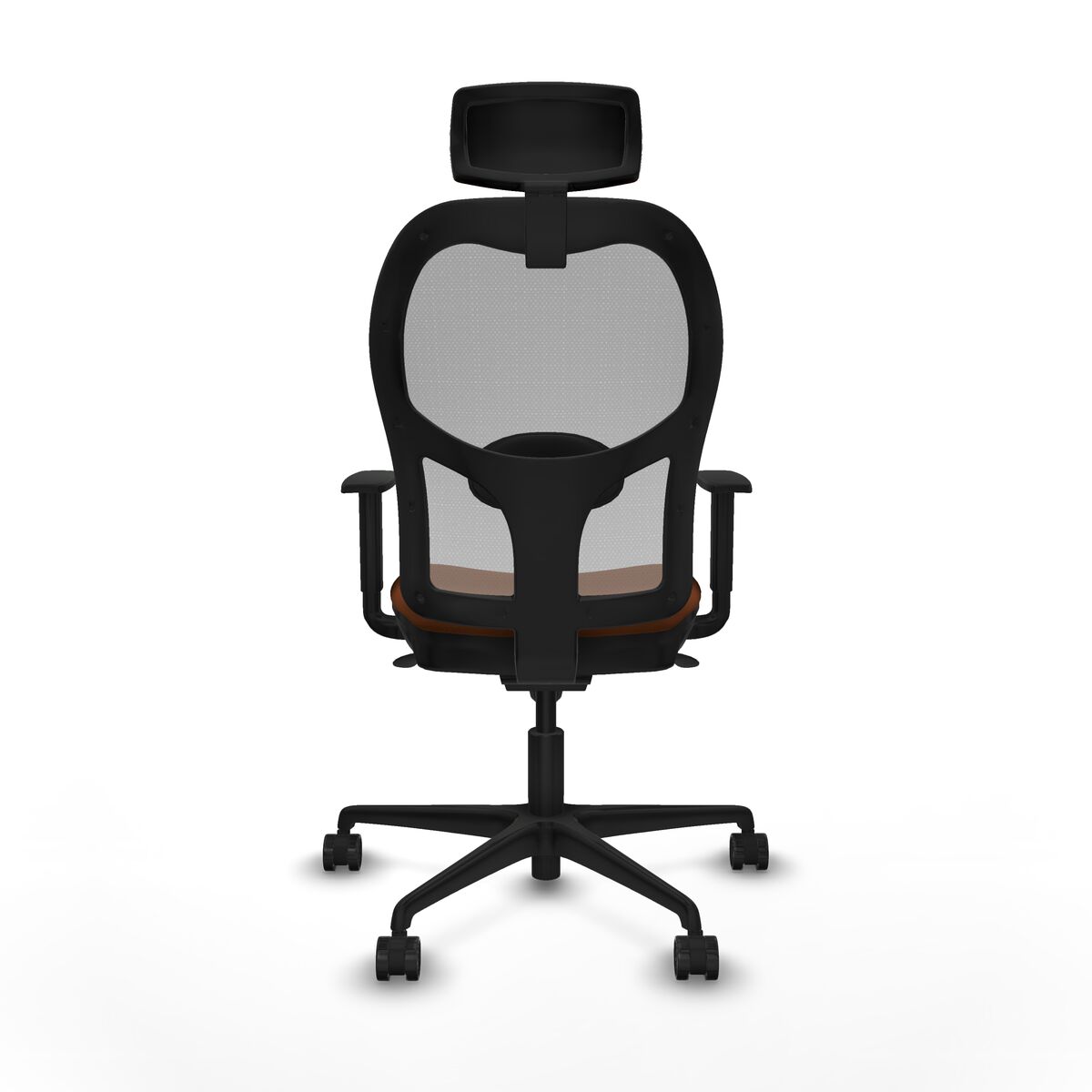 Silla de Oficina Piqueras y Crespo 1D036N2 Marrón Gris