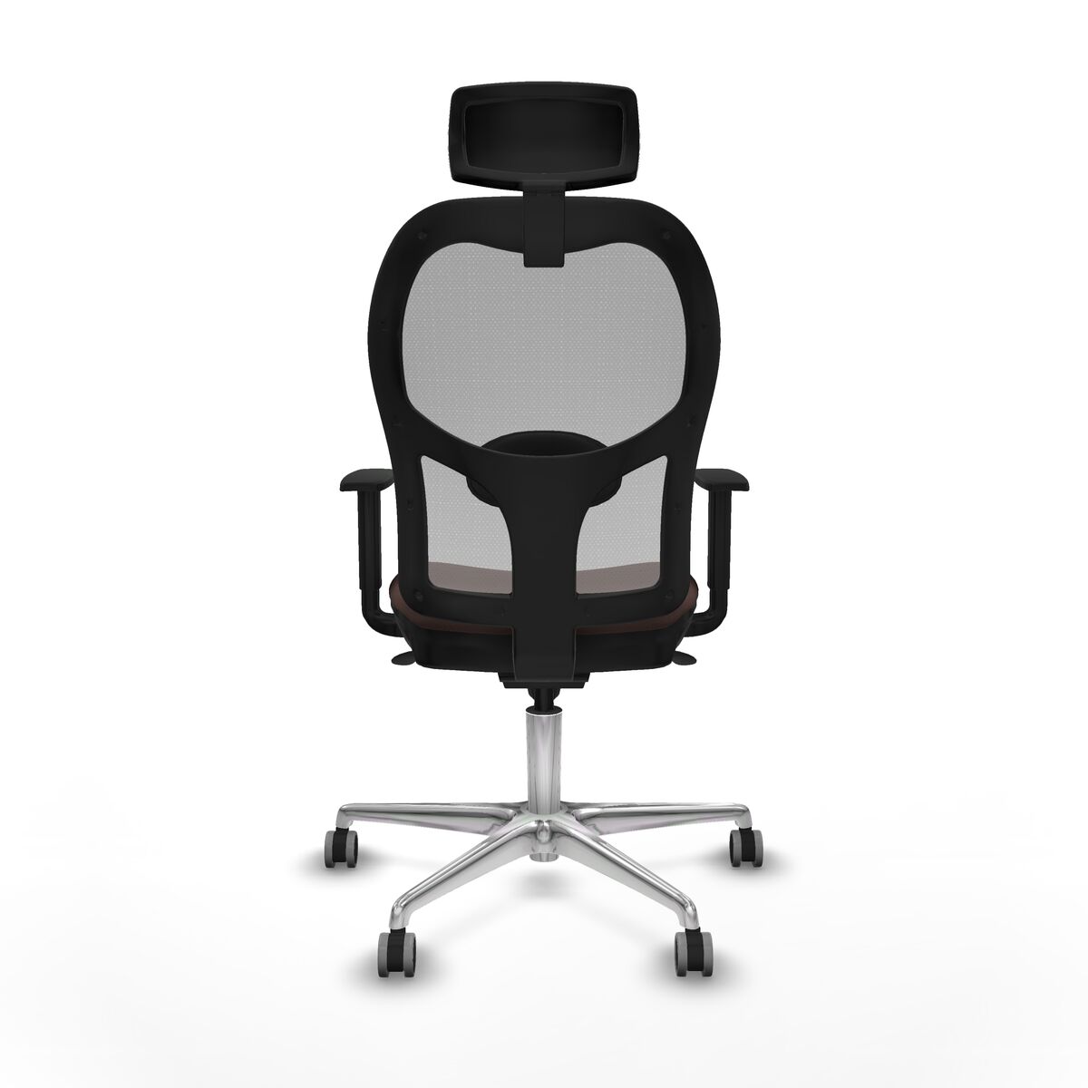 Silla de Oficina Piqueras y Crespo 1D086G2 Gris Marrón oscuro