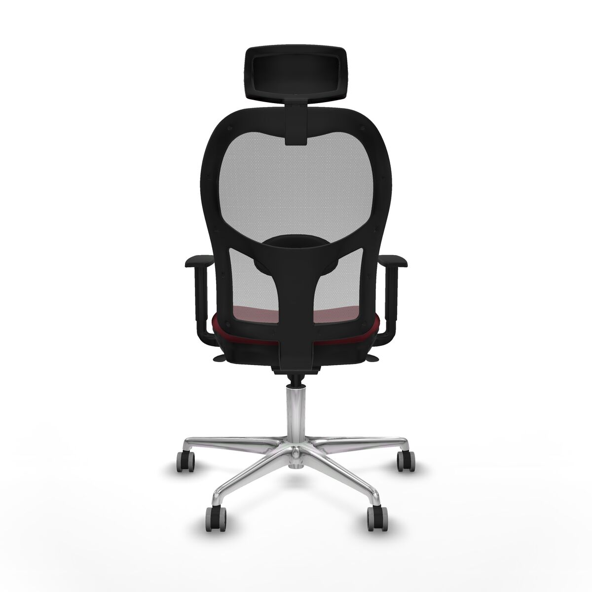 Silla de Oficina Piqueras y Crespo 1D086G2 Granate