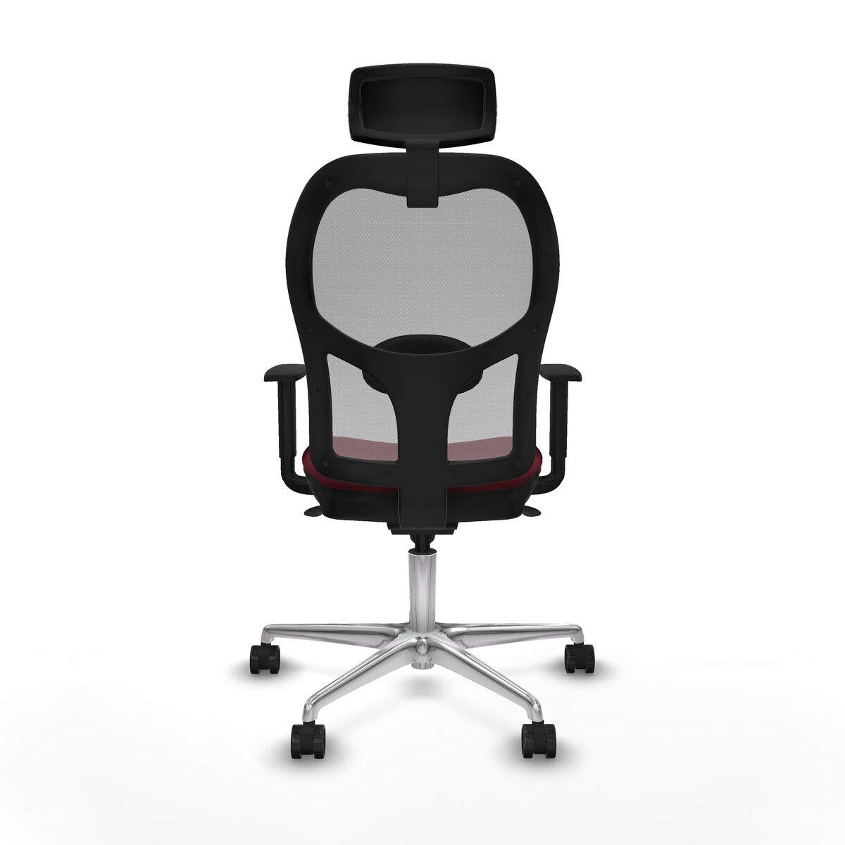 Silla de Oficina Piqueras y Crespo 1D086N2 Granate