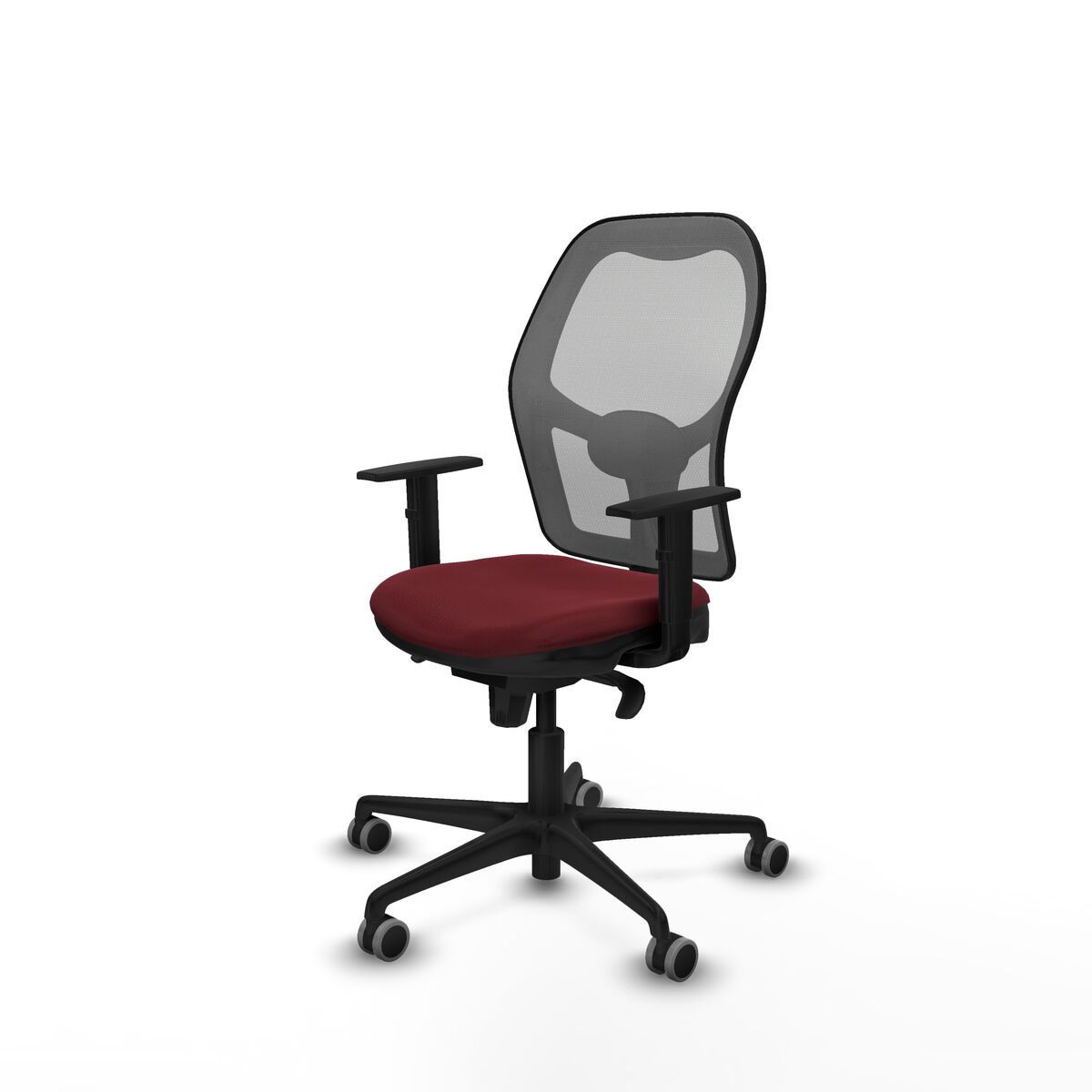 Silla de Oficina Piqueras y Crespo 1D036G0 Granate