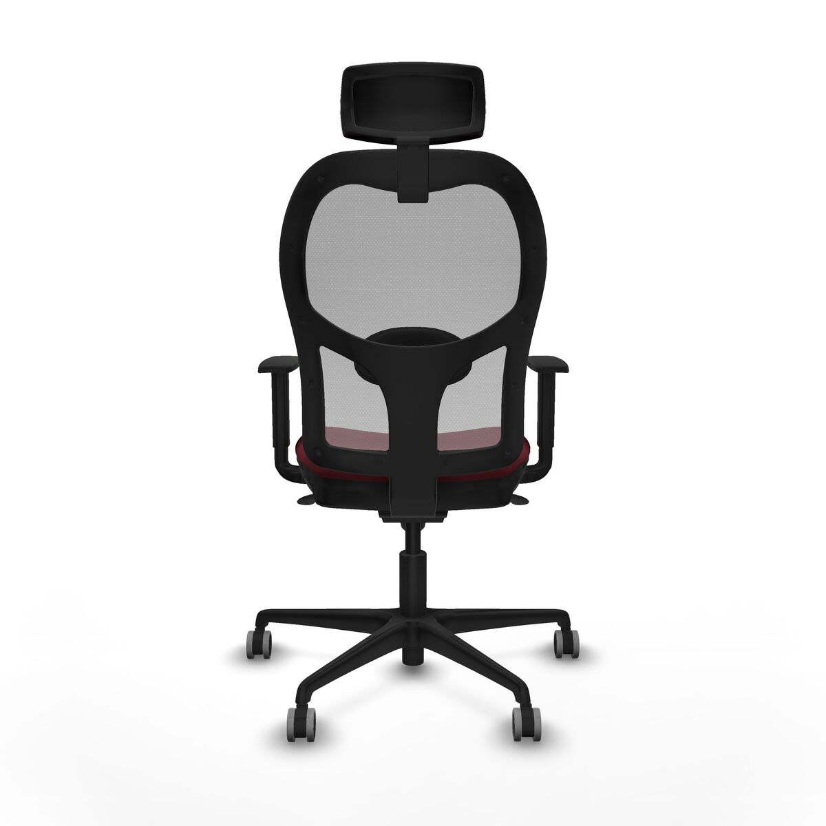 Silla de Oficina Piqueras y Crespo 1D036G2 Granate