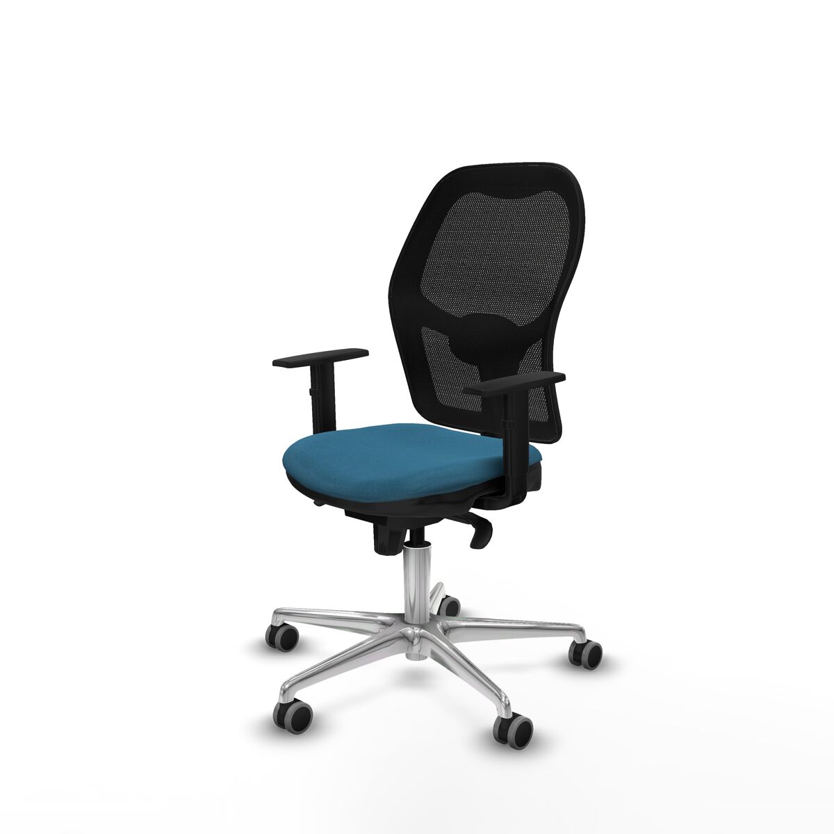 Silla de Oficina Piqueras y Crespo 1D086G0 Negro Verde petróleo