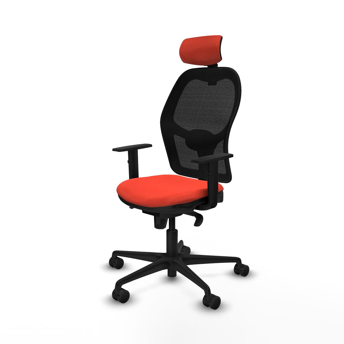 Silla de Oficina Piqueras y Crespo 1D036N2 Naranja Oscuro