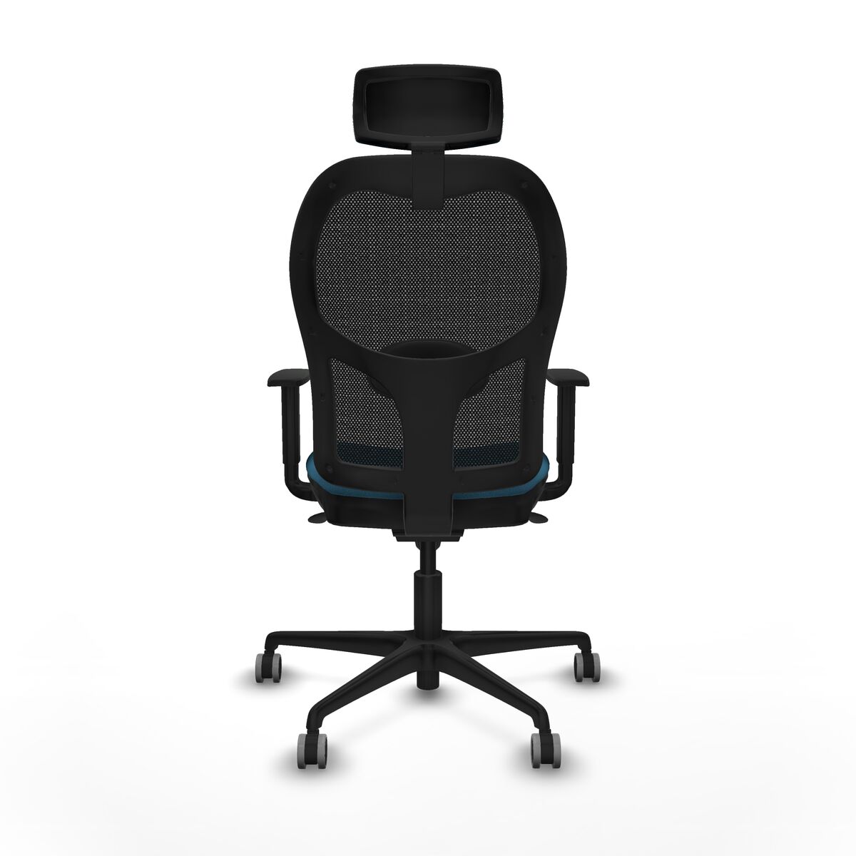 Silla de Oficina Piqueras y Crespo 1D036G2 Negro Verde petróleo