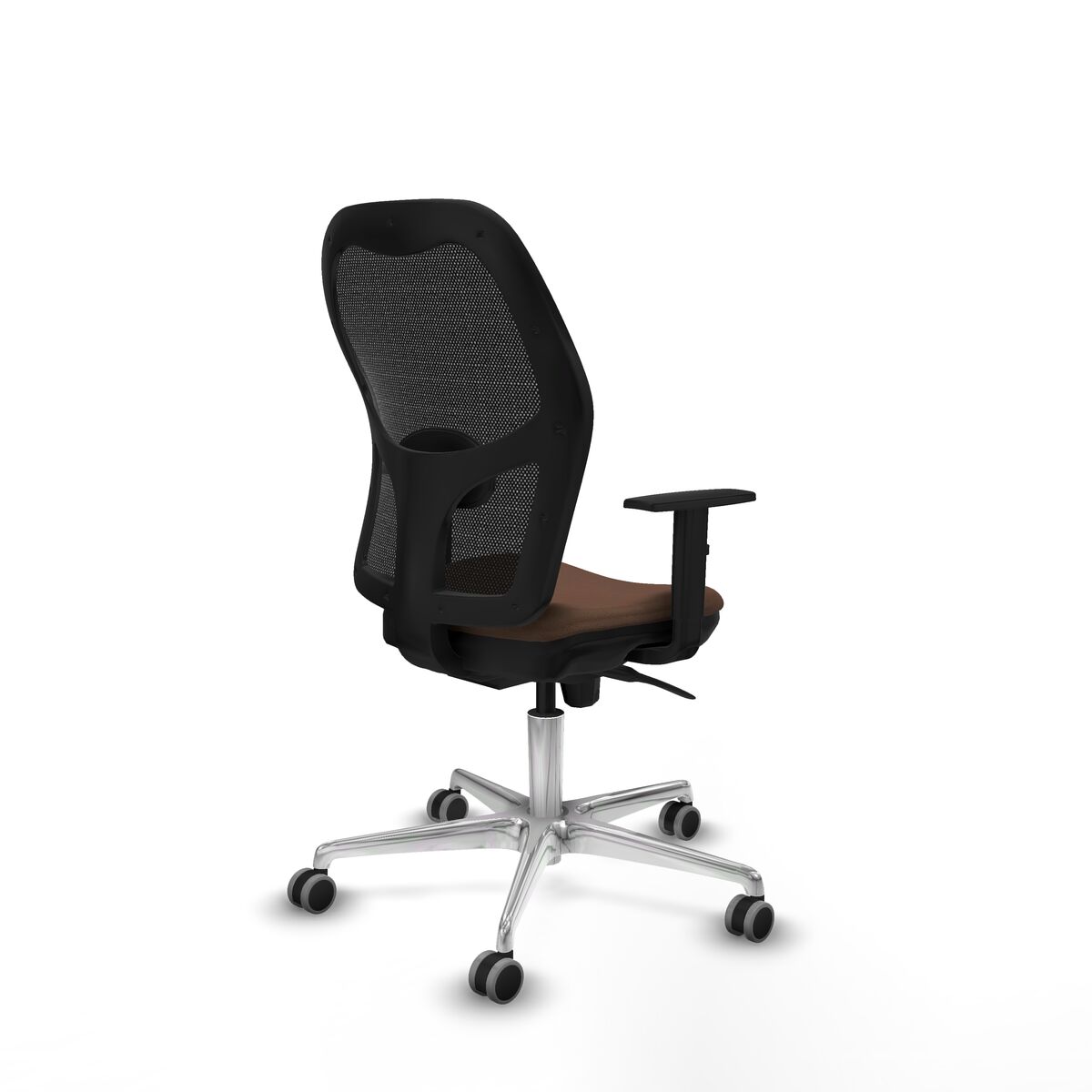 Silla de Oficina Piqueras y Crespo 1D086G0 Negro Marrón oscuro