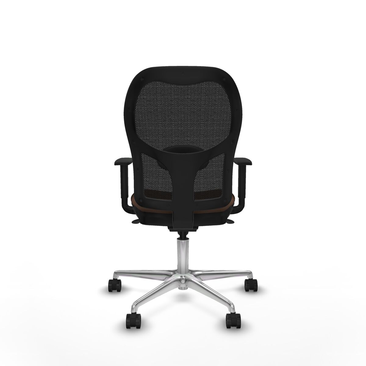 Silla de Oficina Piqueras y Crespo 1D086N0 Negro Marrón oscuro