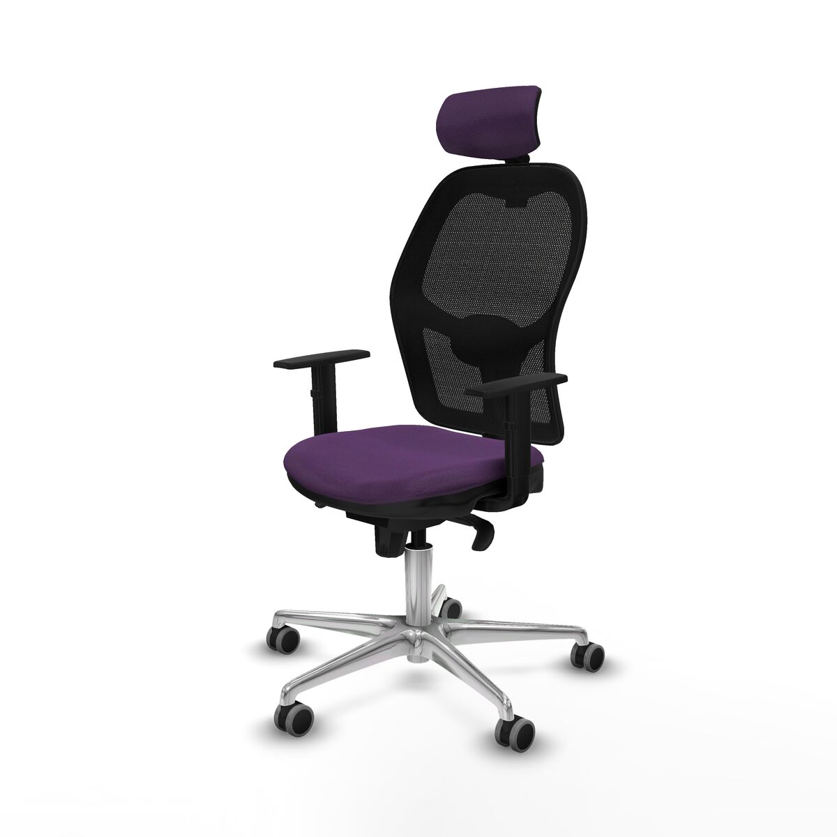 Silla de Oficina Piqueras y Crespo 1D086G2 Morado