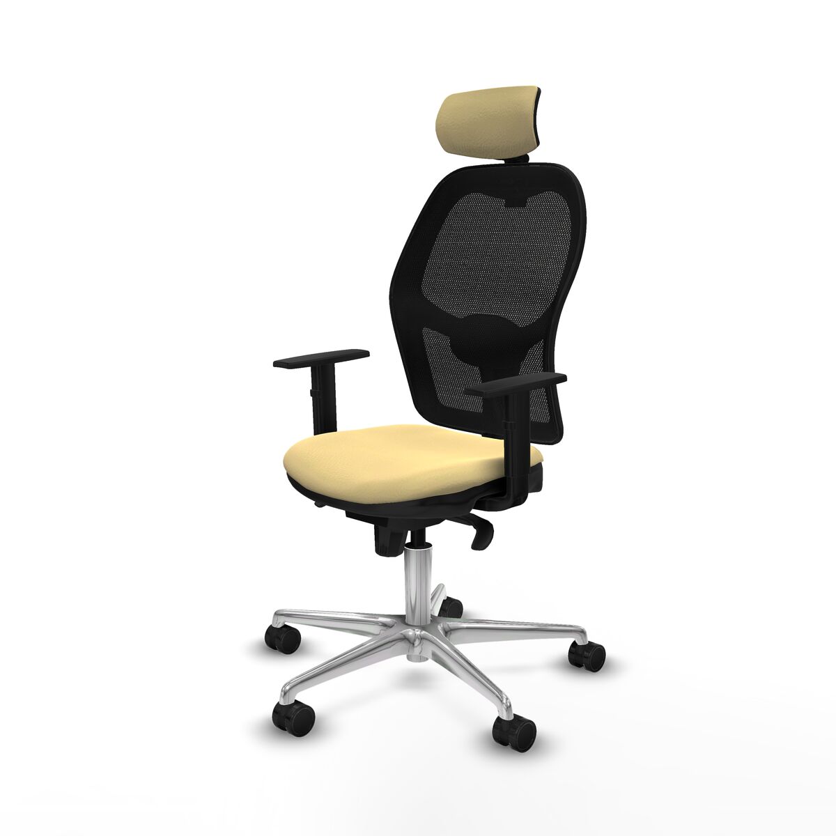 Silla de Oficina Piqueras y Crespo 1D086N2 Crema