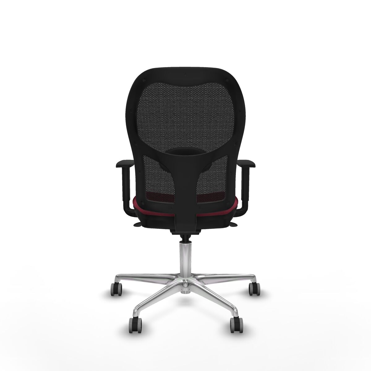 Silla de Oficina Piqueras y Crespo 1D086G0 Granate