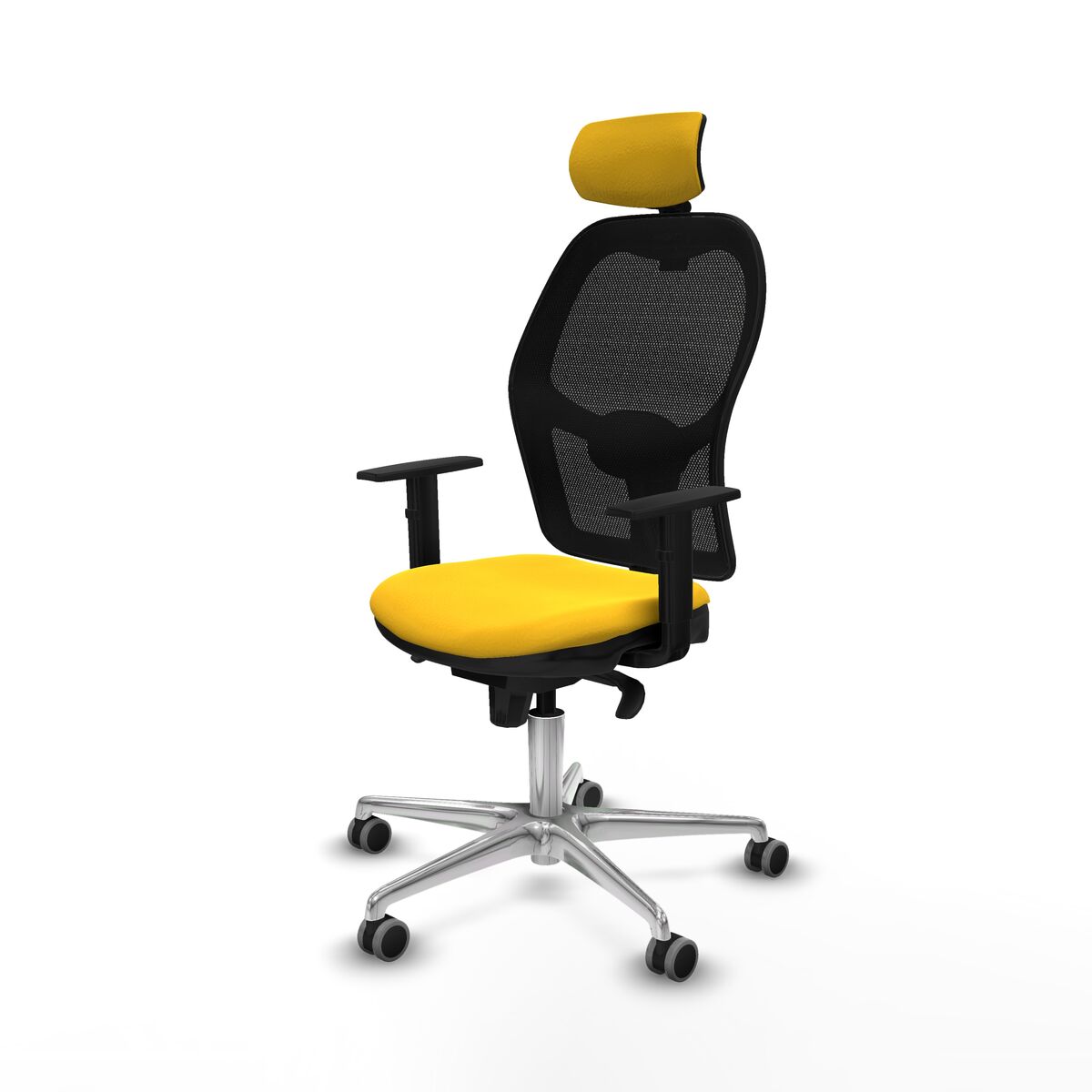 Silla de Oficina Piqueras y Crespo 1D086G2 Amarillo