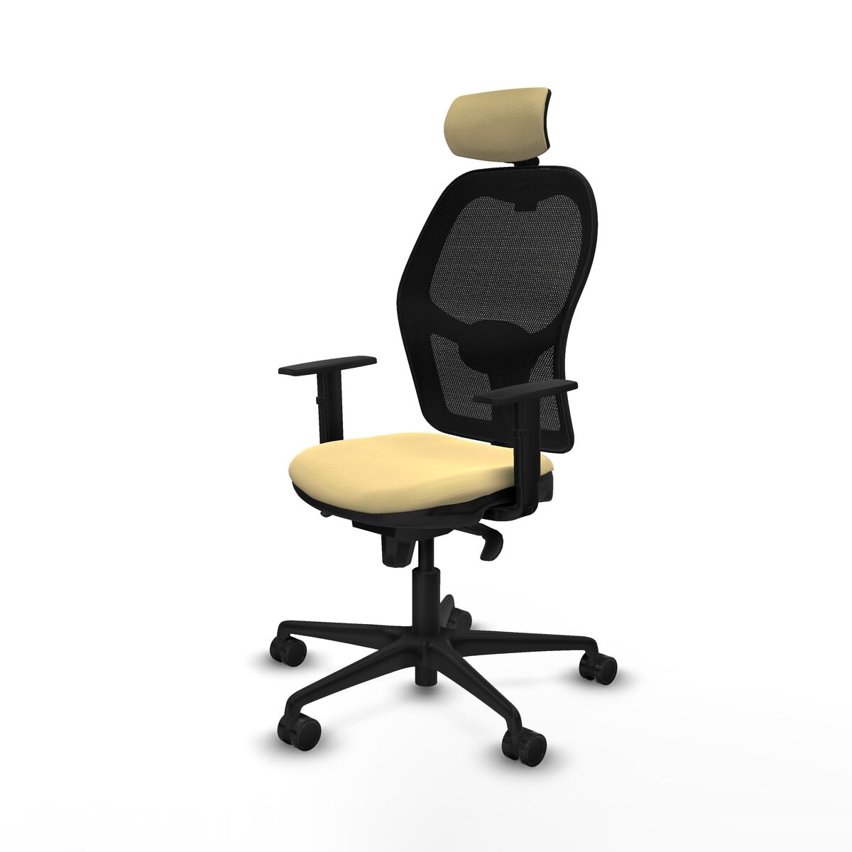 Silla de Oficina Piqueras y Crespo 1D036N2 Crema