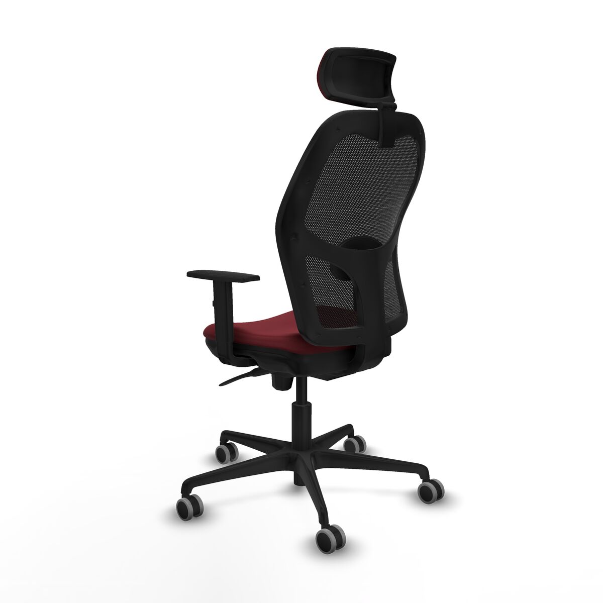 Silla de Oficina Piqueras y Crespo 1D036G2 Granate