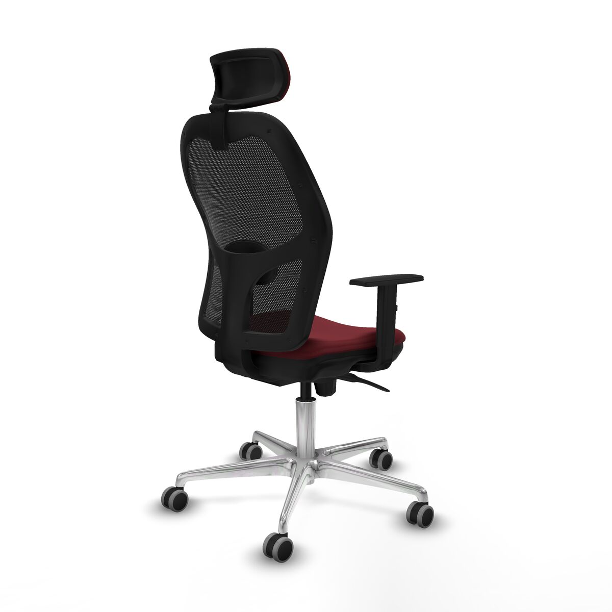 Silla de Oficina Piqueras y Crespo 1D086G2 Granate