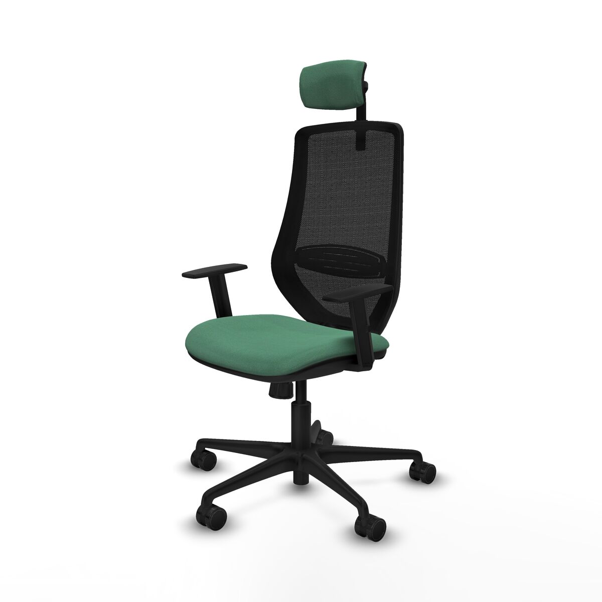 Silla de Oficina Piqueras y Crespo D036N2W Verde Esmeralda