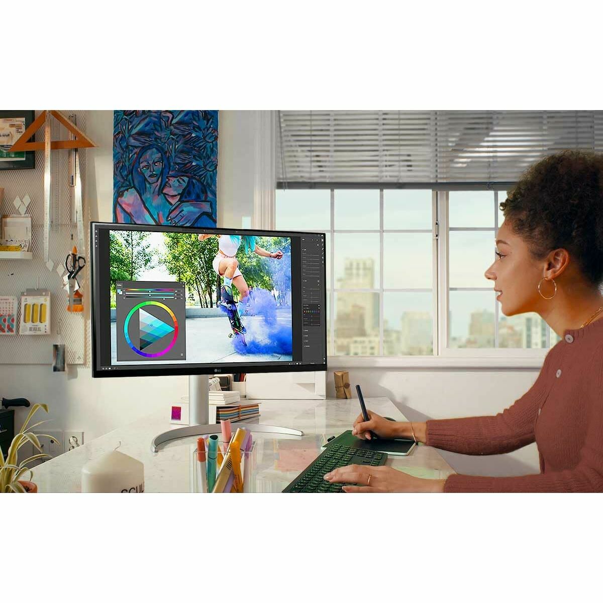 Monitor Gaming LG 27UQ850-W 4K Ultra HD 27"