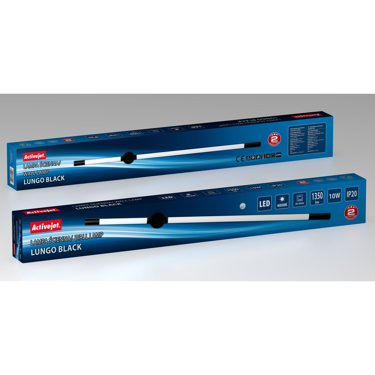 Lámpara de Pared Activejet AJE-LUNGO Black