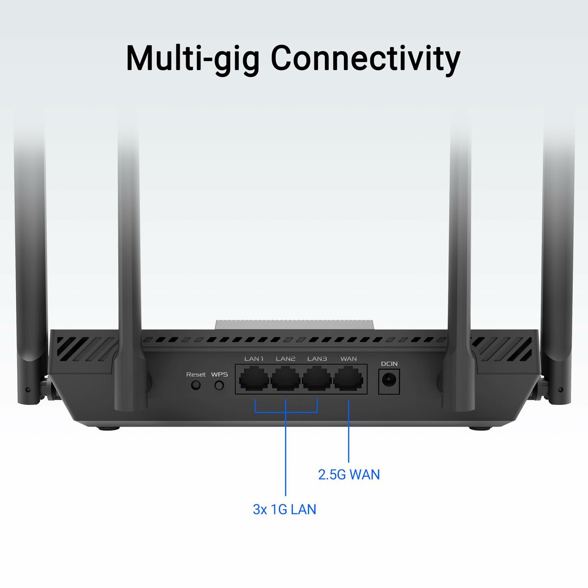 Router Asus 90IG09U0-MO3S00 Negro Ethernet LAN