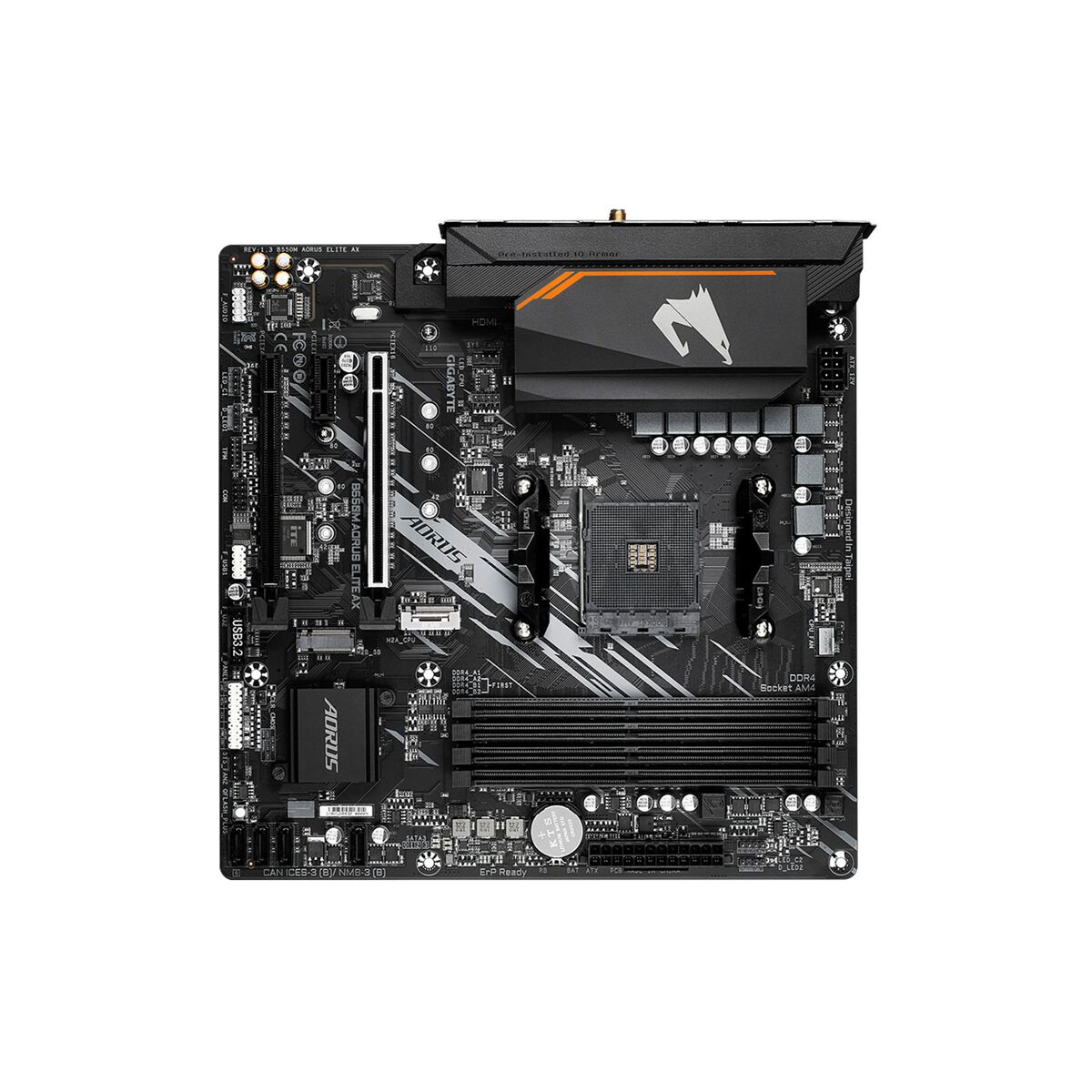Placa Base Gigabyte AMD B550 AMD AMD AM4