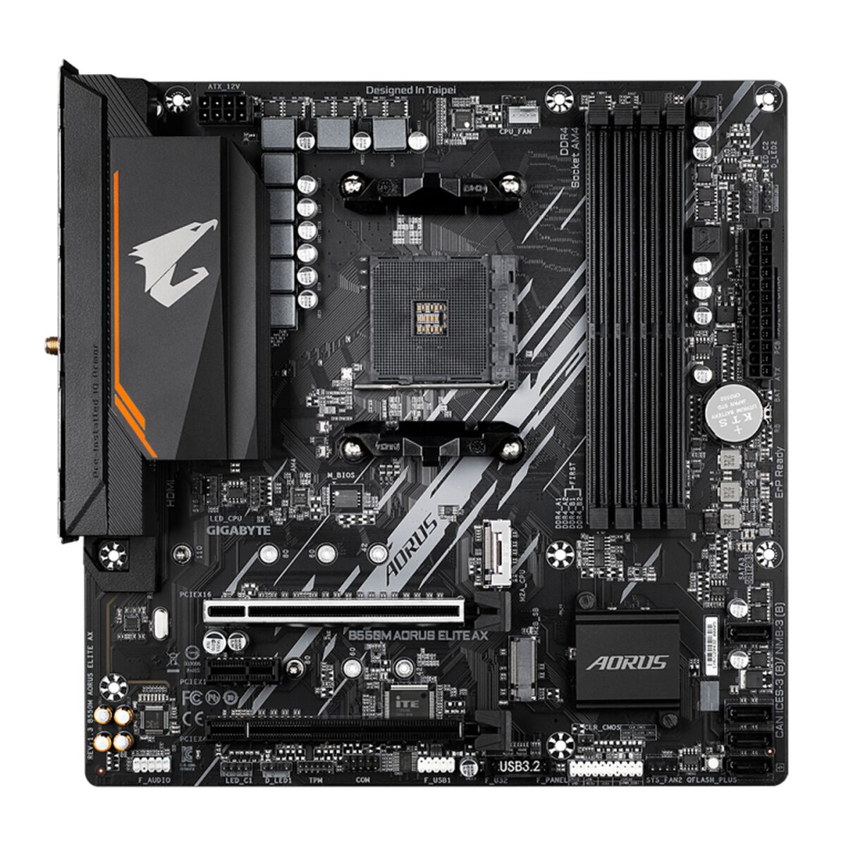 Placa Base Gigabyte AMD B550 AMD AMD AM4
