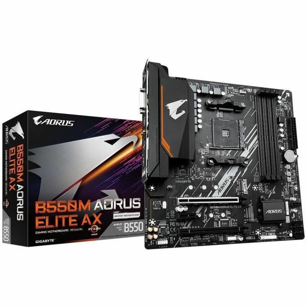 Placa Base Gigabyte AMD B550 AMD AMD AM4