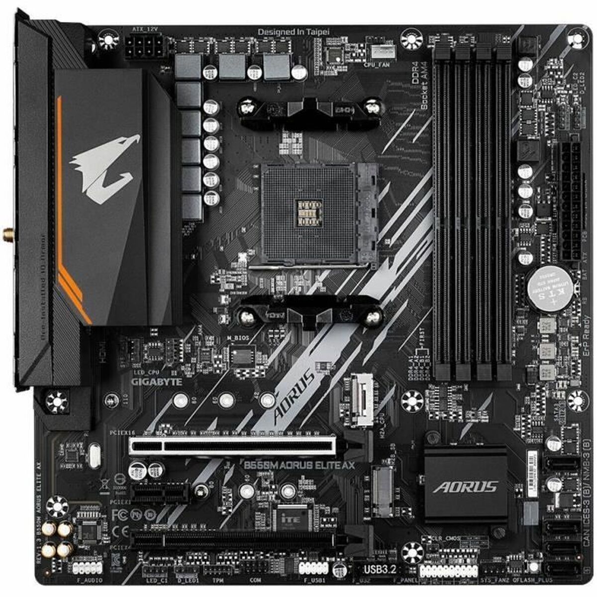 Placa Base Gigabyte AMD B550 AMD AMD AM4
