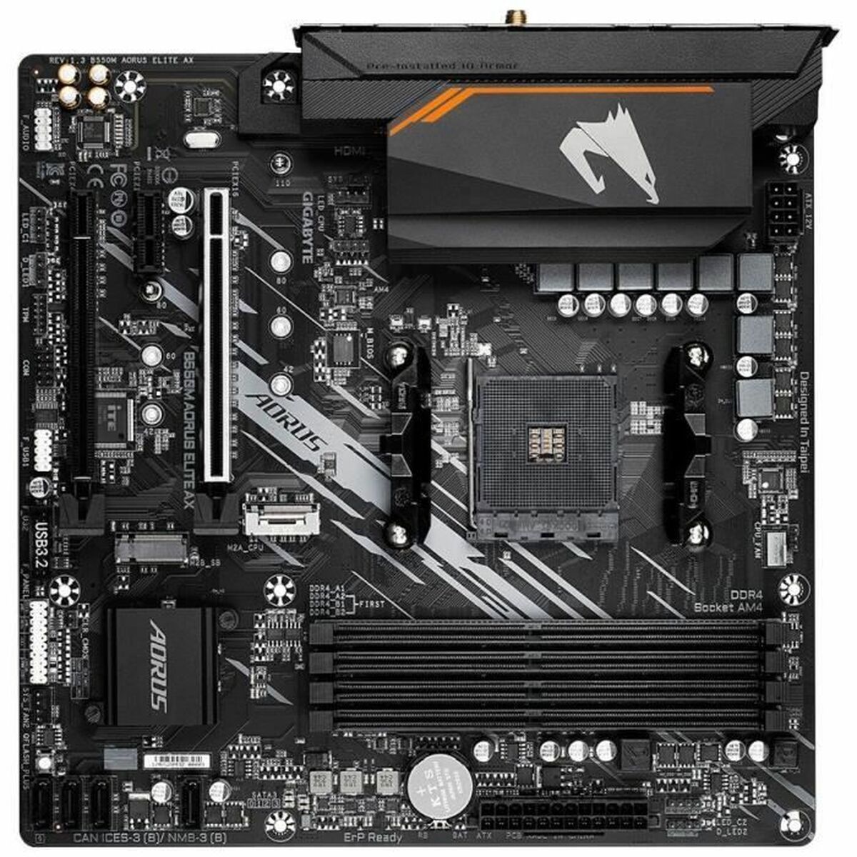 Placa Base Gigabyte AMD B550 AMD AMD AM4
