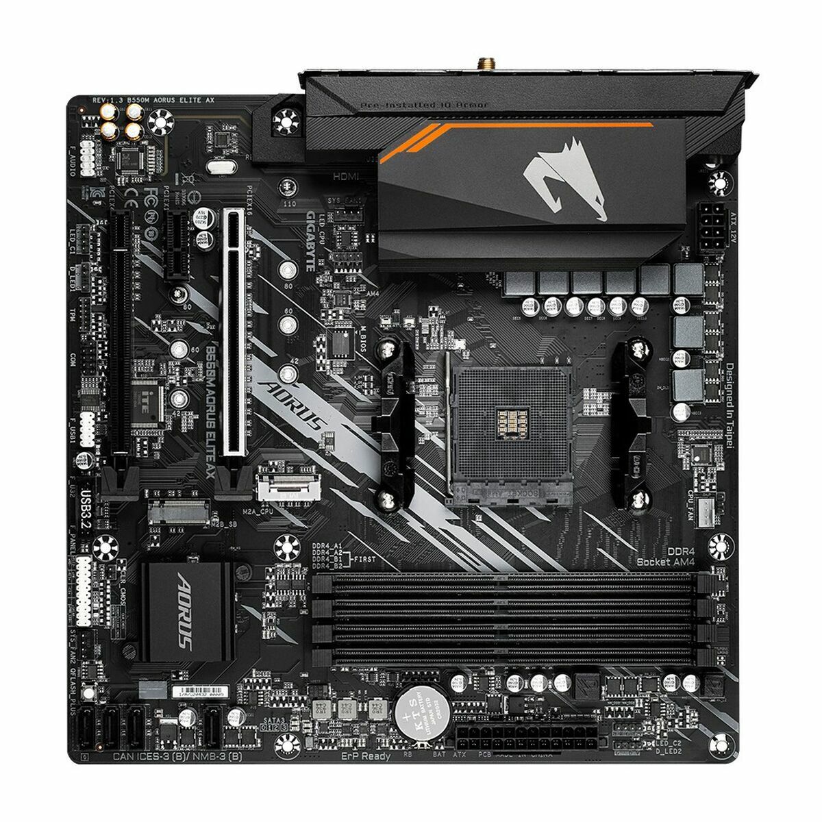 Placa Base Gigabyte AMD B550 AMD AMD AM4