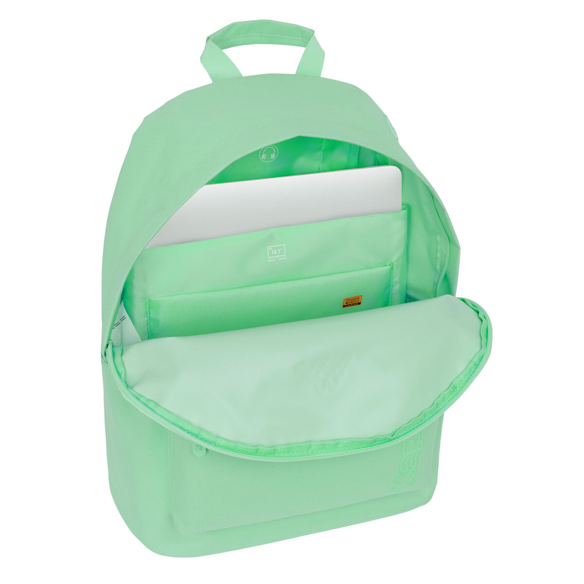 Mochila Escolar Kappa kappa basics Menta 31 x 41 x 16 cm
