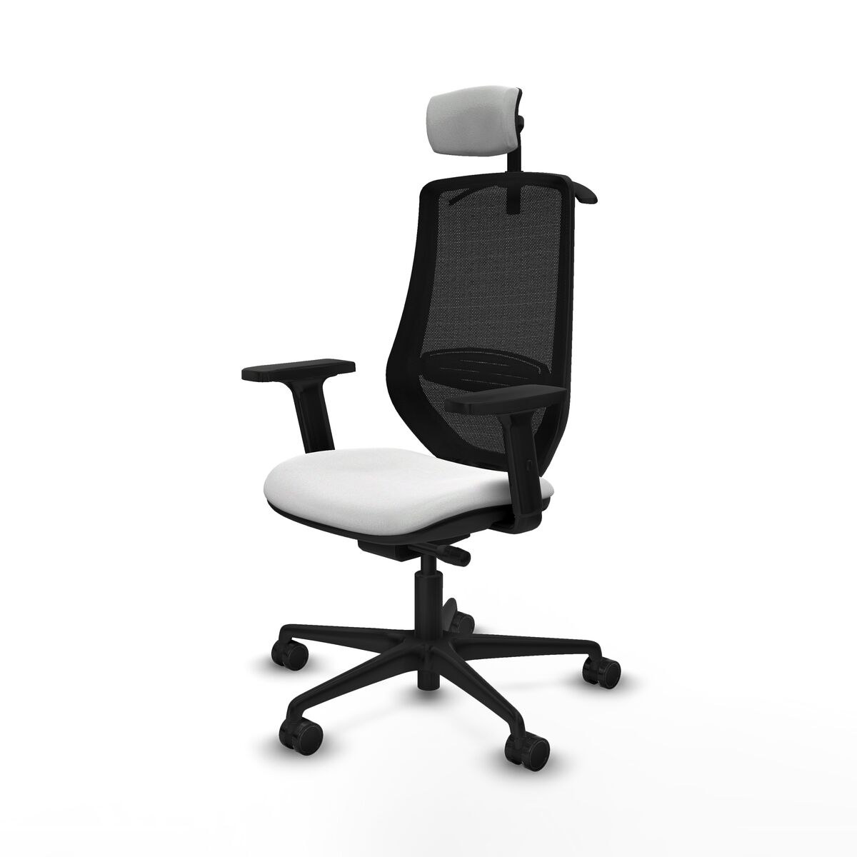 Silla de Oficina con Cabecero Mardos traslack bali Piqueras y Crespo D036N2H Blanco