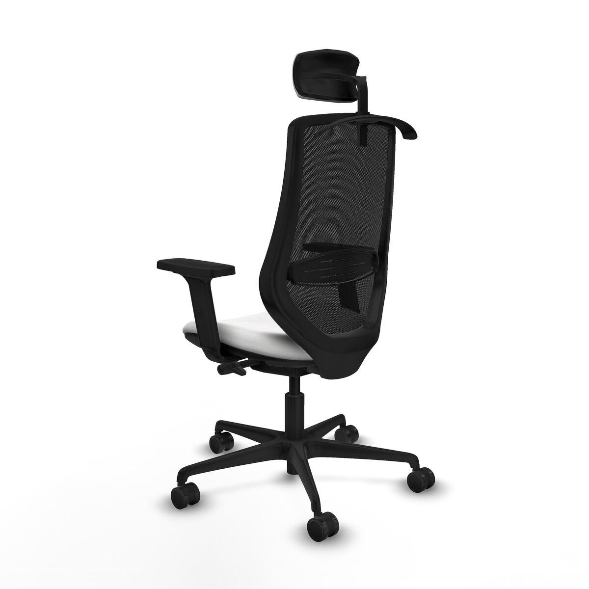 Silla de Oficina con Cabecero Mardos traslack bali Piqueras y Crespo D036N2H Blanco