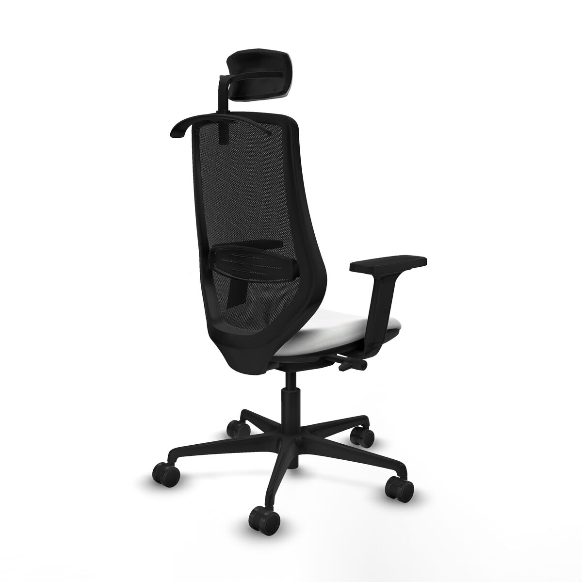 Silla de Oficina con Cabecero Mardos traslack bali Piqueras y Crespo D036N2H Blanco