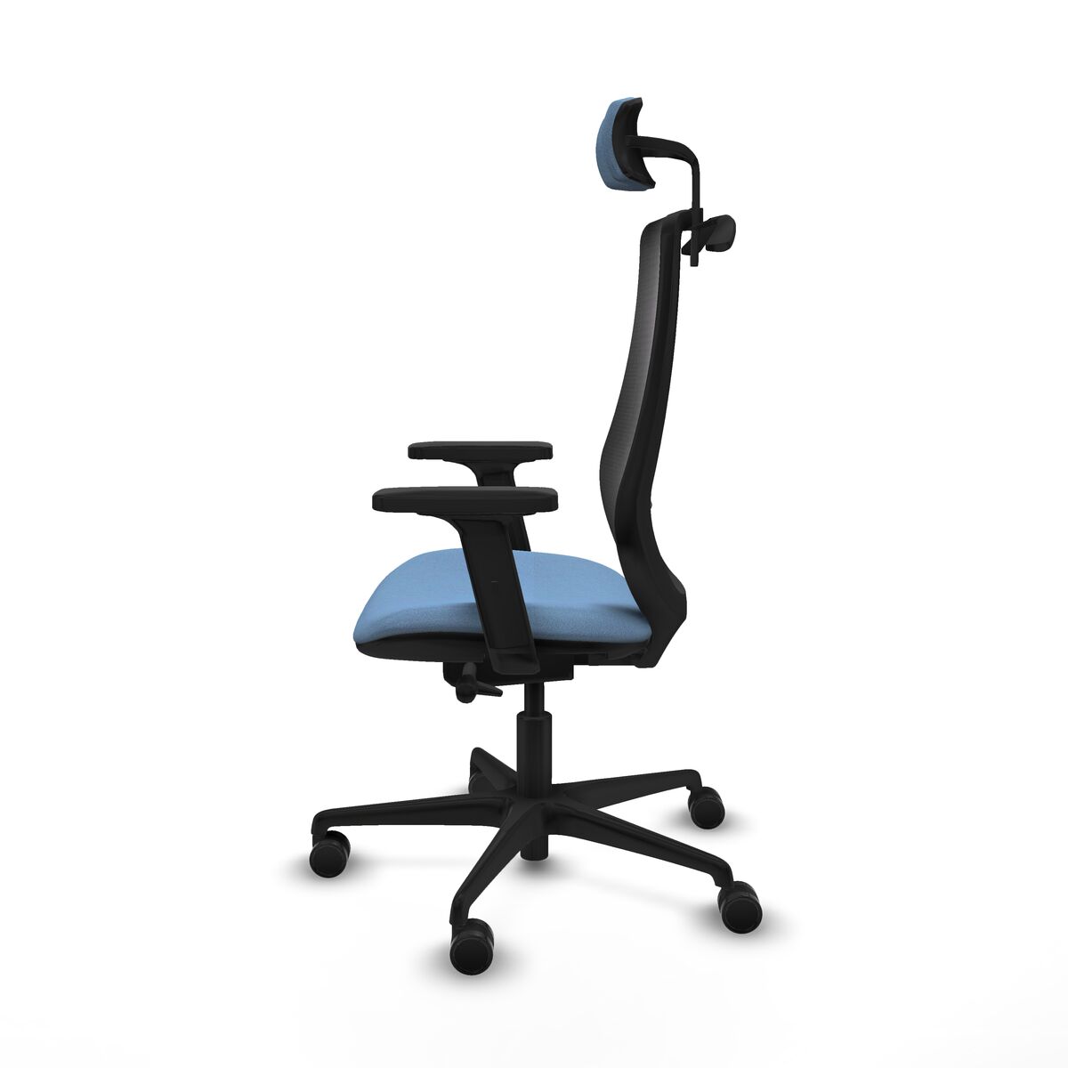 Silla de Oficina con Cabecero Mardos traslack bali Piqueras y Crespo D036N2H Azul cielo