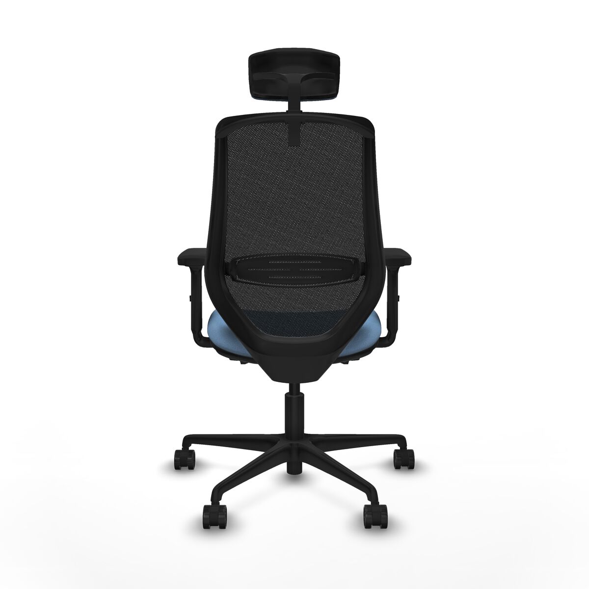 Silla de Oficina con Cabecero Mardos traslack bali Piqueras y Crespo D036N2H Azul cielo