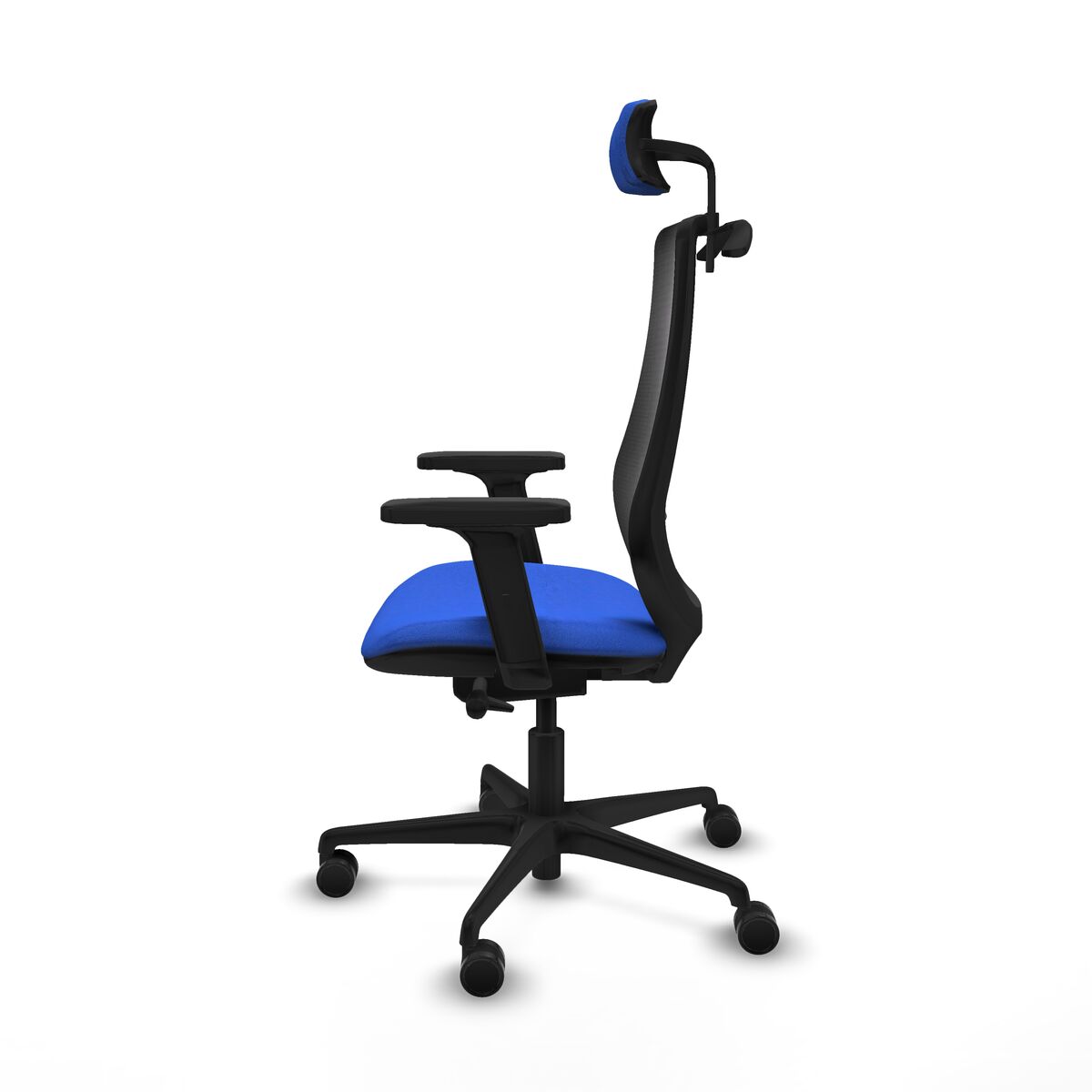 Silla de Oficina con Cabecero Mardos traslack bali Piqueras y Crespo D036N2H Azul