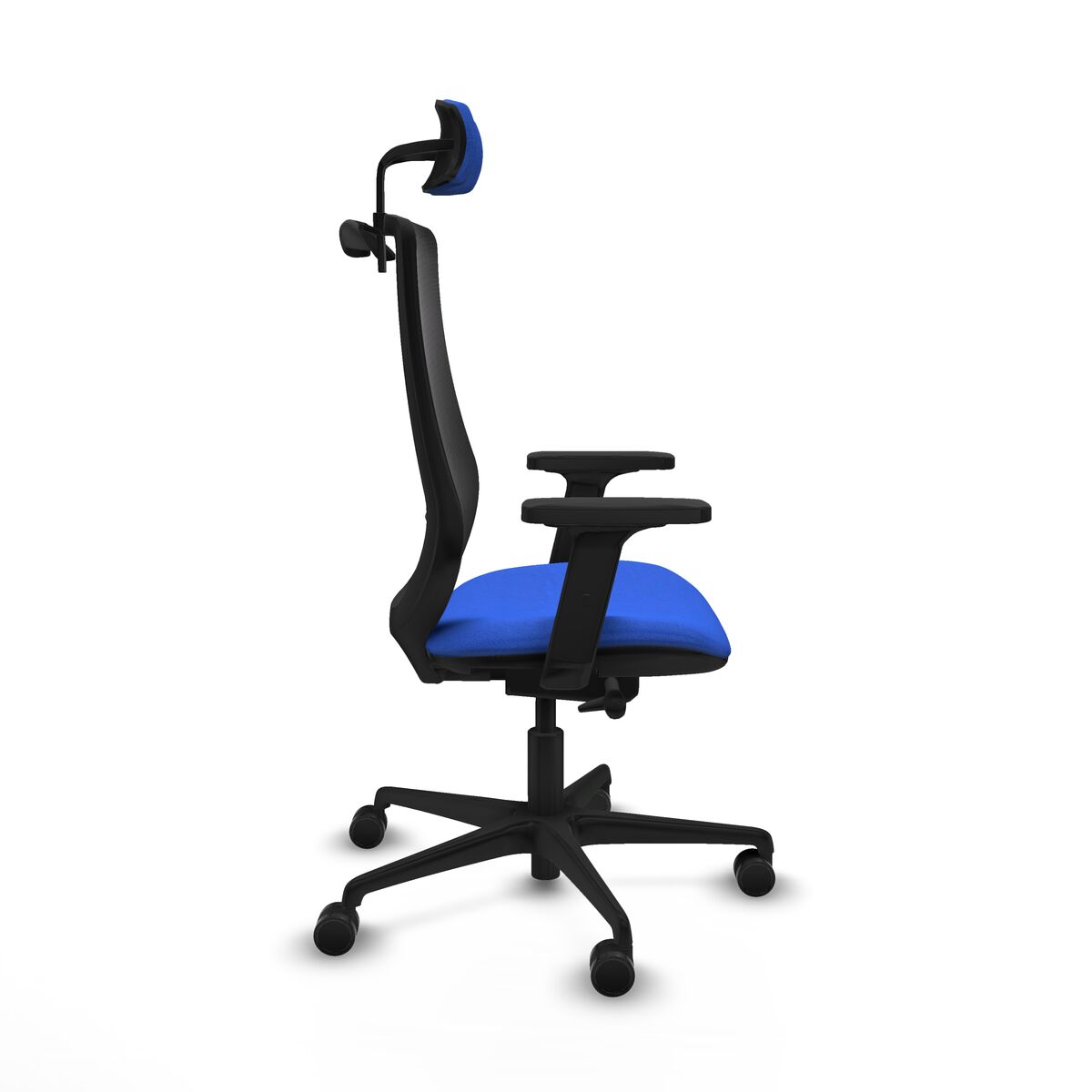 Silla de Oficina con Cabecero Mardos traslack bali Piqueras y Crespo D036N2H Azul