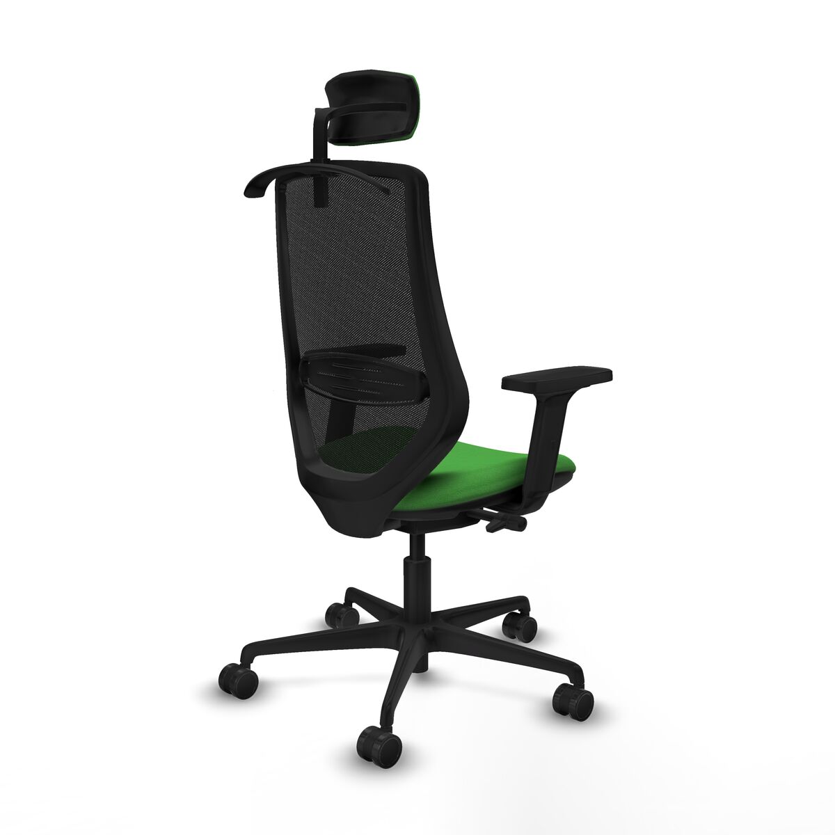 Silla de Oficina con Cabecero Mardos traslack bali Piqueras y Crespo D036N2H Verde