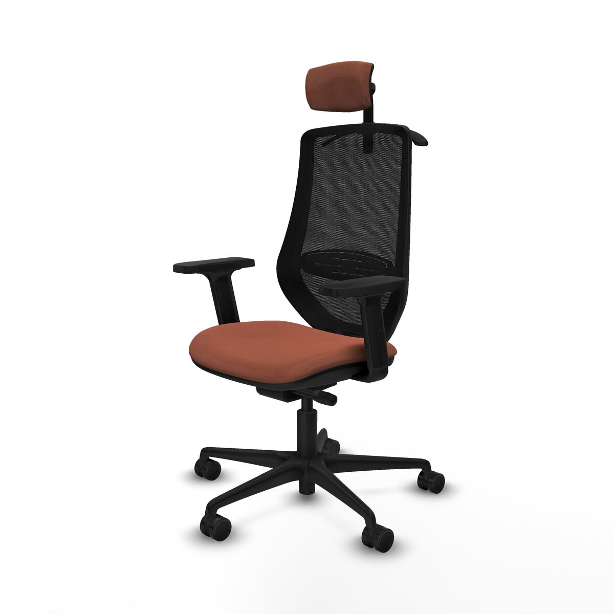 Silla de Oficina Mardos traslack bali Piqueras y Crespo D036N2H Marrón Negro