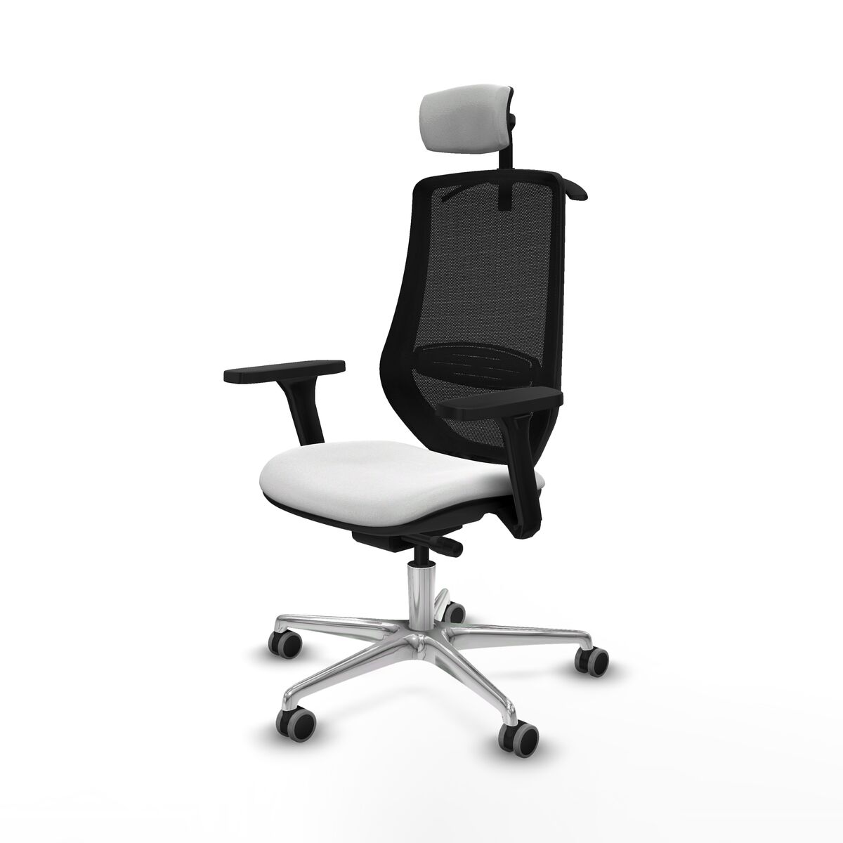 Silla de Oficina con Cabecero Mardos traslack bali Piqueras y Crespo D086G2H Blanco