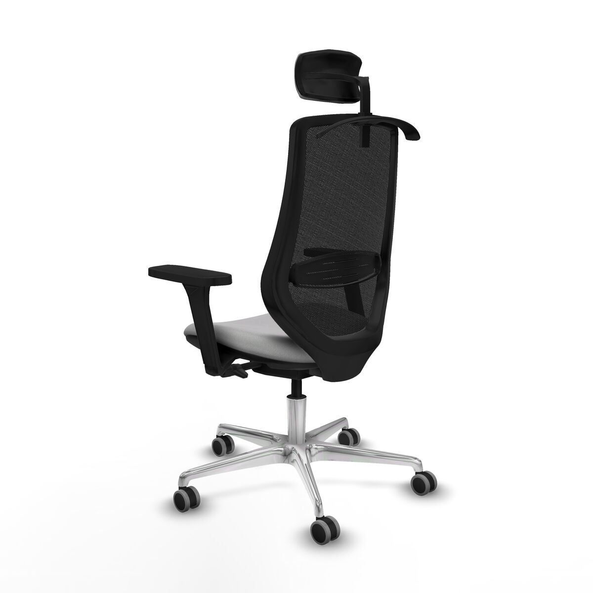 Silla de Oficina con Cabecero Mardos traslack bali Piqueras y Crespo D086G2H Gris claro