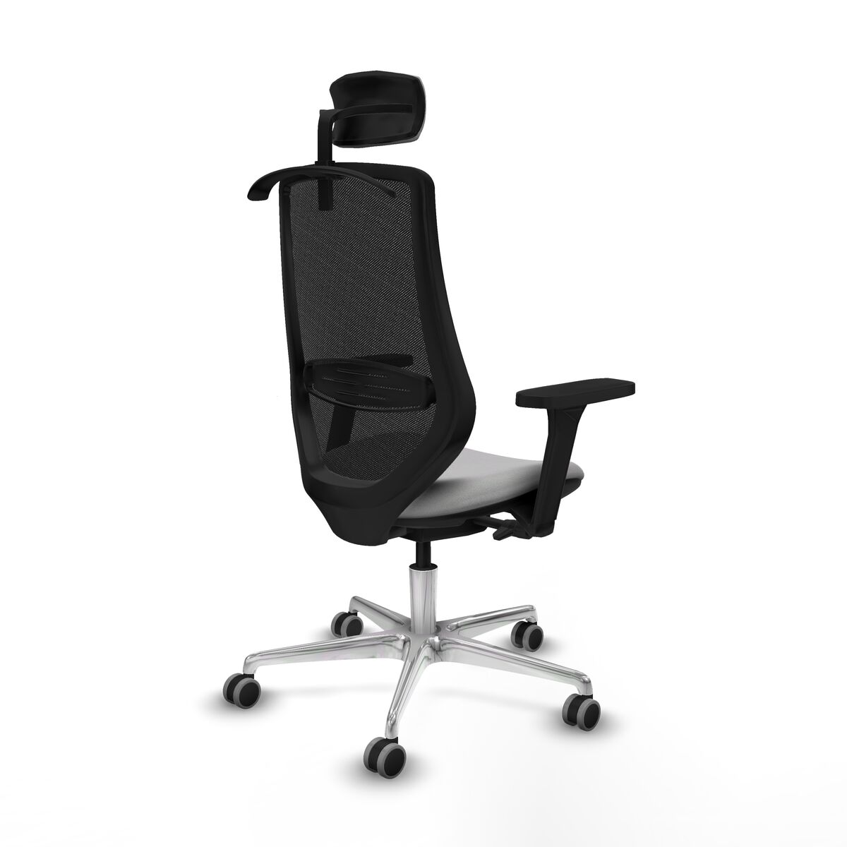 Silla de Oficina con Cabecero Mardos traslack bali Piqueras y Crespo D086G2H Gris claro