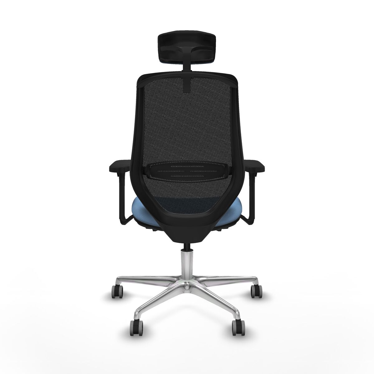 Silla de Oficina con Cabecero Mardos traslack bali Piqueras y Crespo D086G2H Azul cielo