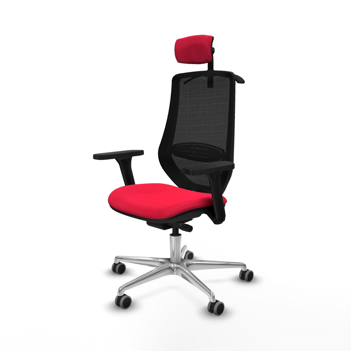 Silla de Oficina con Cabecero Mardos traslack bali Piqueras y Crespo D086G2H Rojo
